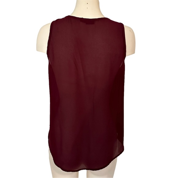 Women’s Sheer Chiffon Top M - Picture 3 of 4
